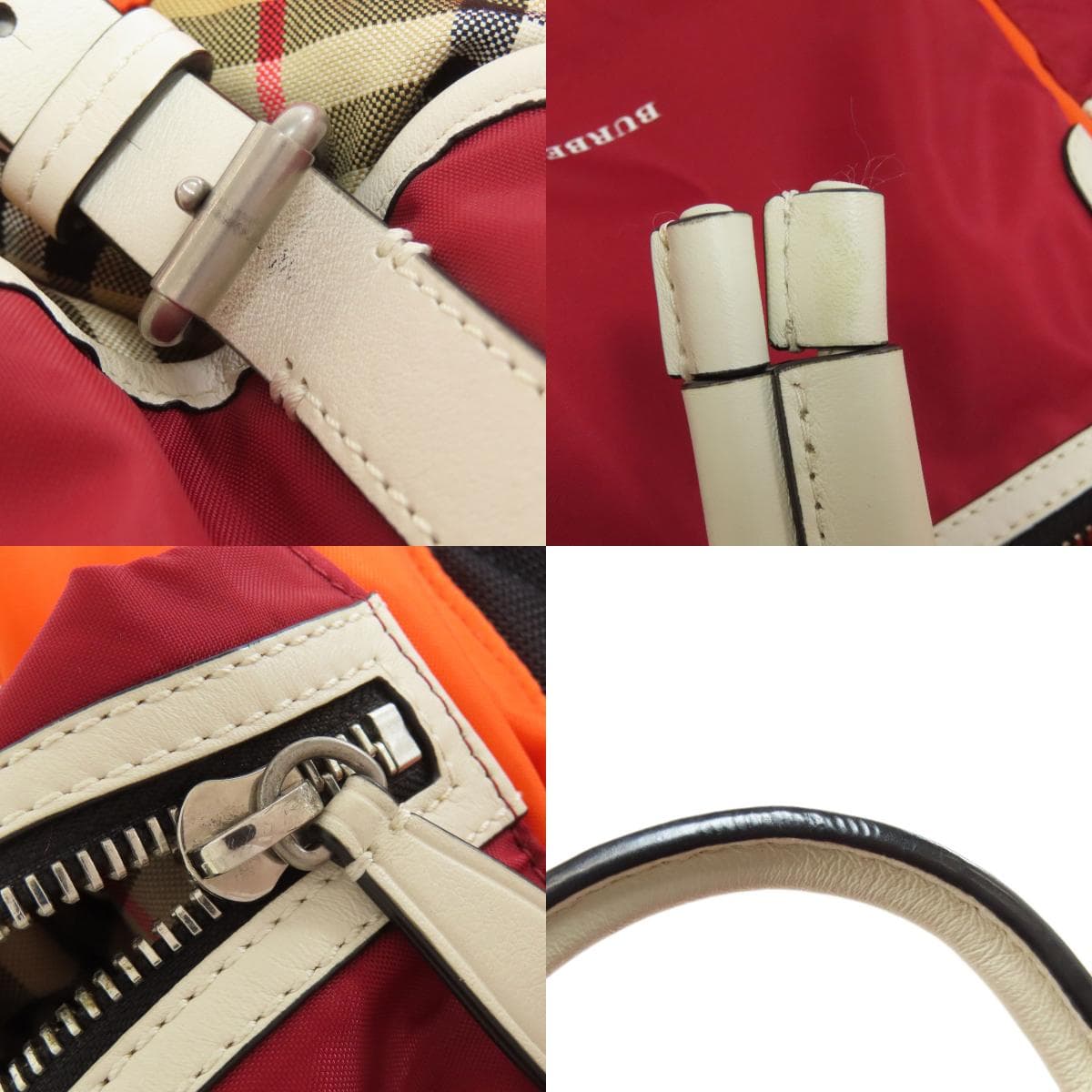 Burberry Nova Check Backpack / Daypack Nylon Material Ladies [Used] [BURBERRY] 8