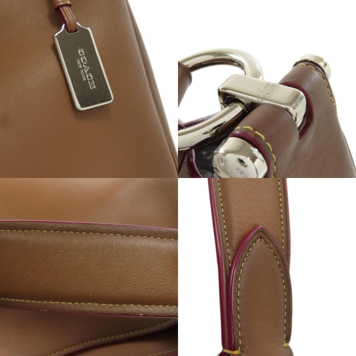 Coach 37905 One Shoulder 2WAY Shoulder Bag Leather Ladies [Used] [COACH] 37905 8