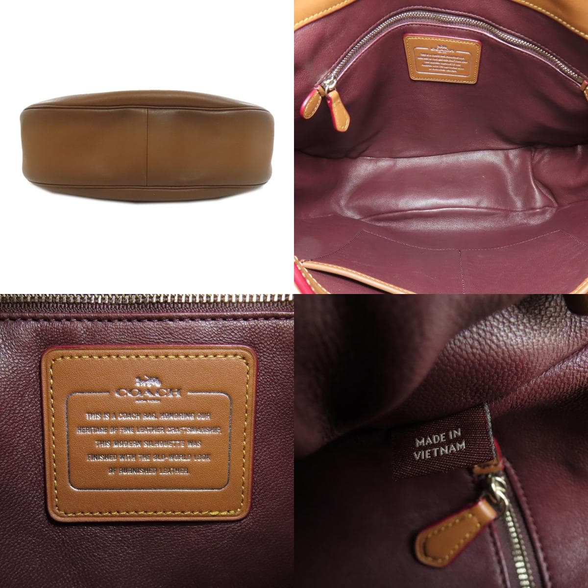 Coach 37905 One Shoulder 2WAY Shoulder Bag Leather Ladies [Used] [COACH] 37905 4