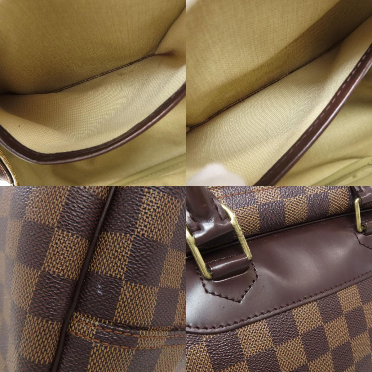 Louis Vuitton N47272 Deauville Special Order Tote Bag Damier Canvas Ladies [Used] [LOUIS VUITTON] N47272 7