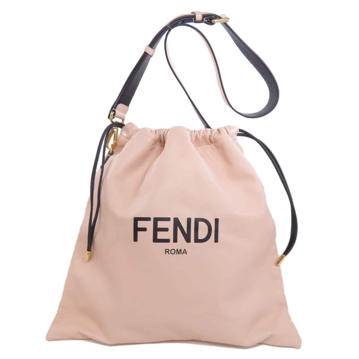 Fendi Paxrim Clutch Shoulder Bag Calf Leather for Women [Used] [FENDI]