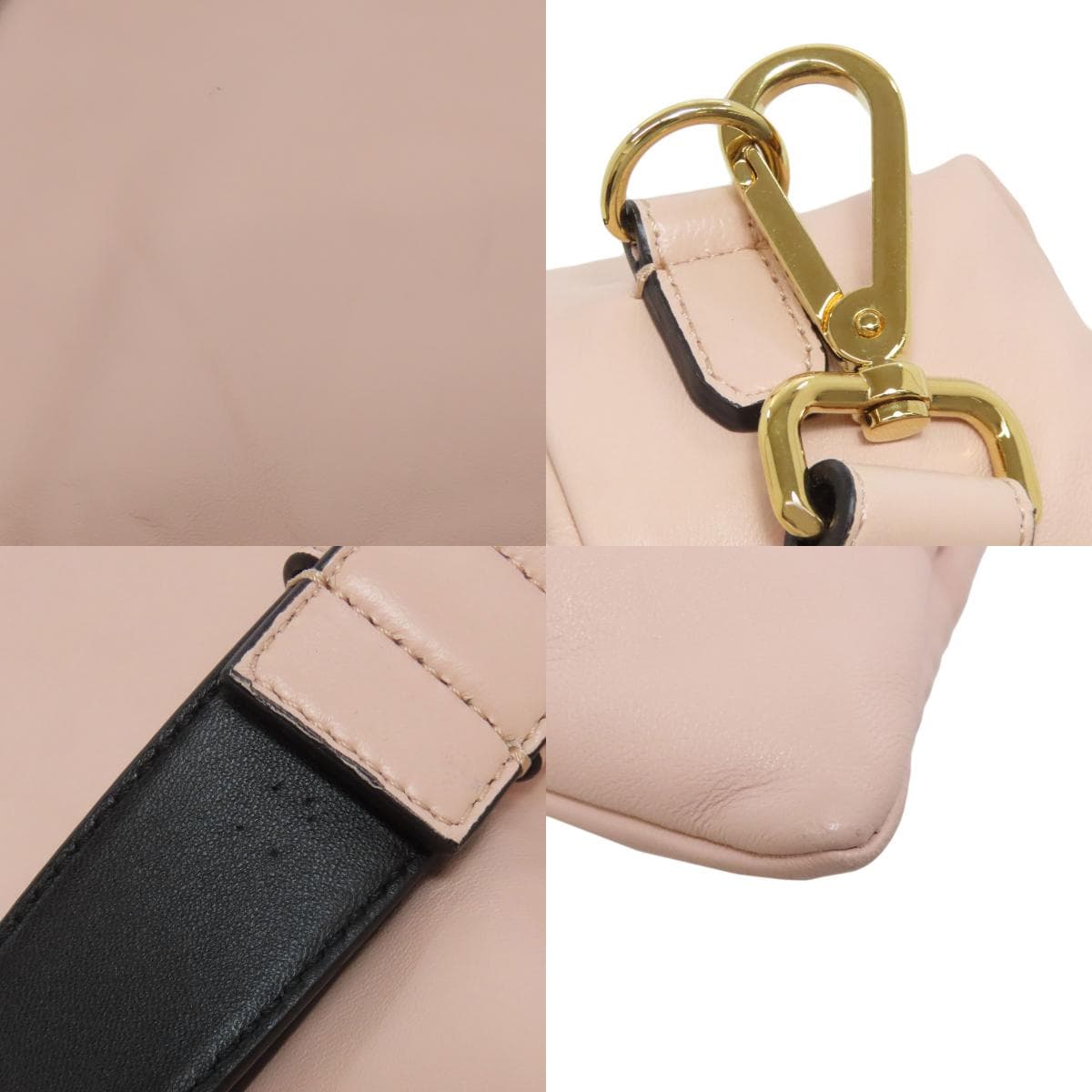 Fendi Paxrim Clutch Shoulder Bag Calf Leather for Women [Used] [FENDI] 9