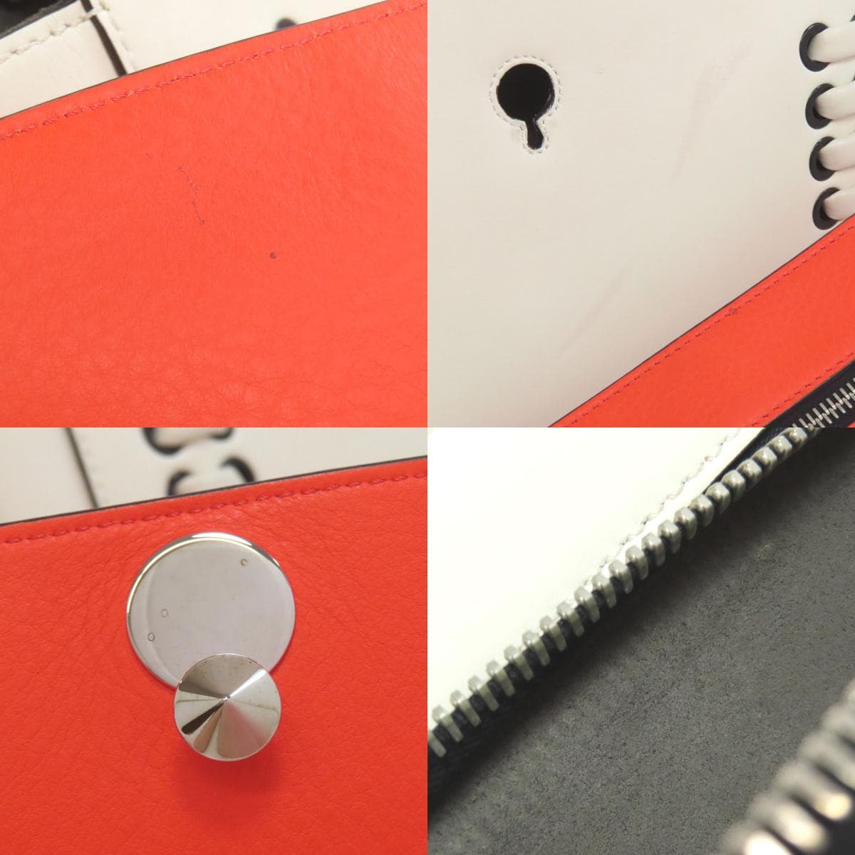 Fendi Dotcom 2WAY Handbag Calf Women's [Used] [FENDI] 6