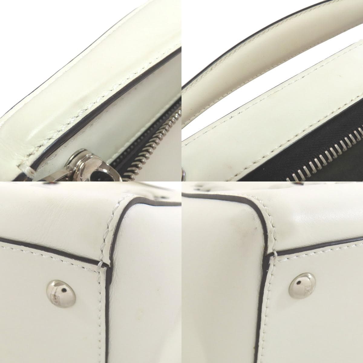 Fendi Dotcom 2WAY Handbag Calf Women's [Used] [FENDI] 9