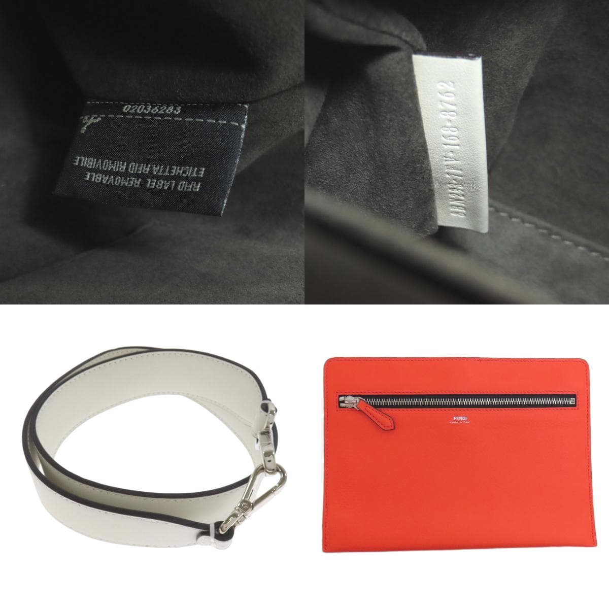 Fendi Dotcom 2WAY Handbag Calf Women's [Used] [FENDI] 5