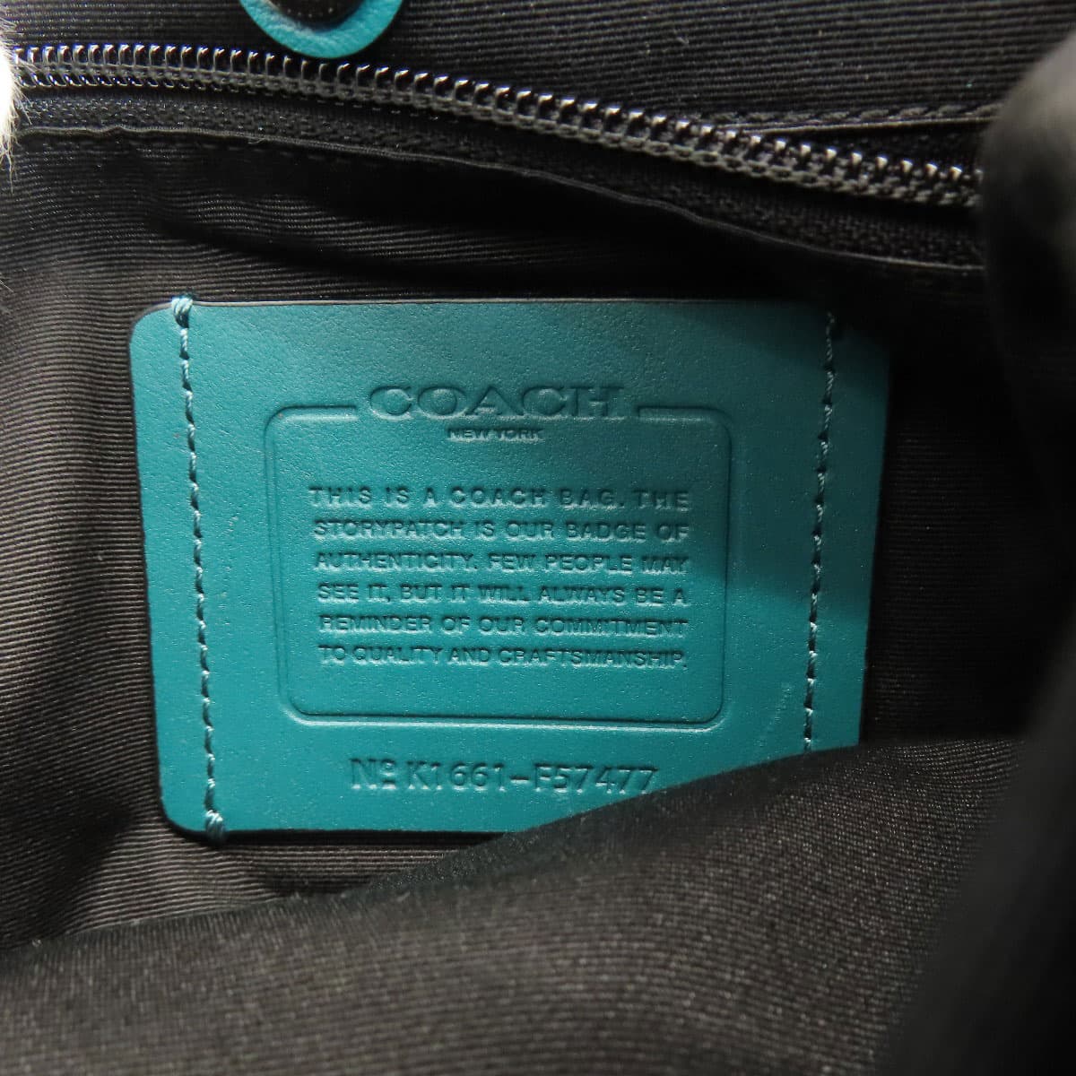 Coach F57477 Perforated Punching Backpack Daypack Leather for Women [Used] [COACH] F57477 6