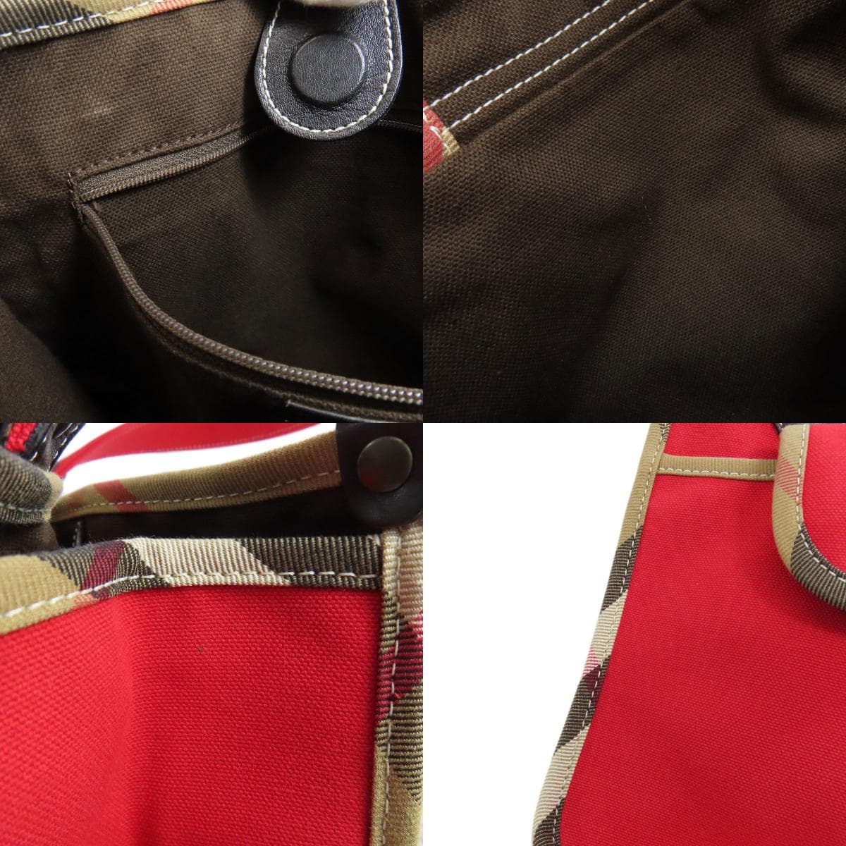 Burberry Nova Check Handbag Canvas Ladies [Used] [BURBERRY] 7