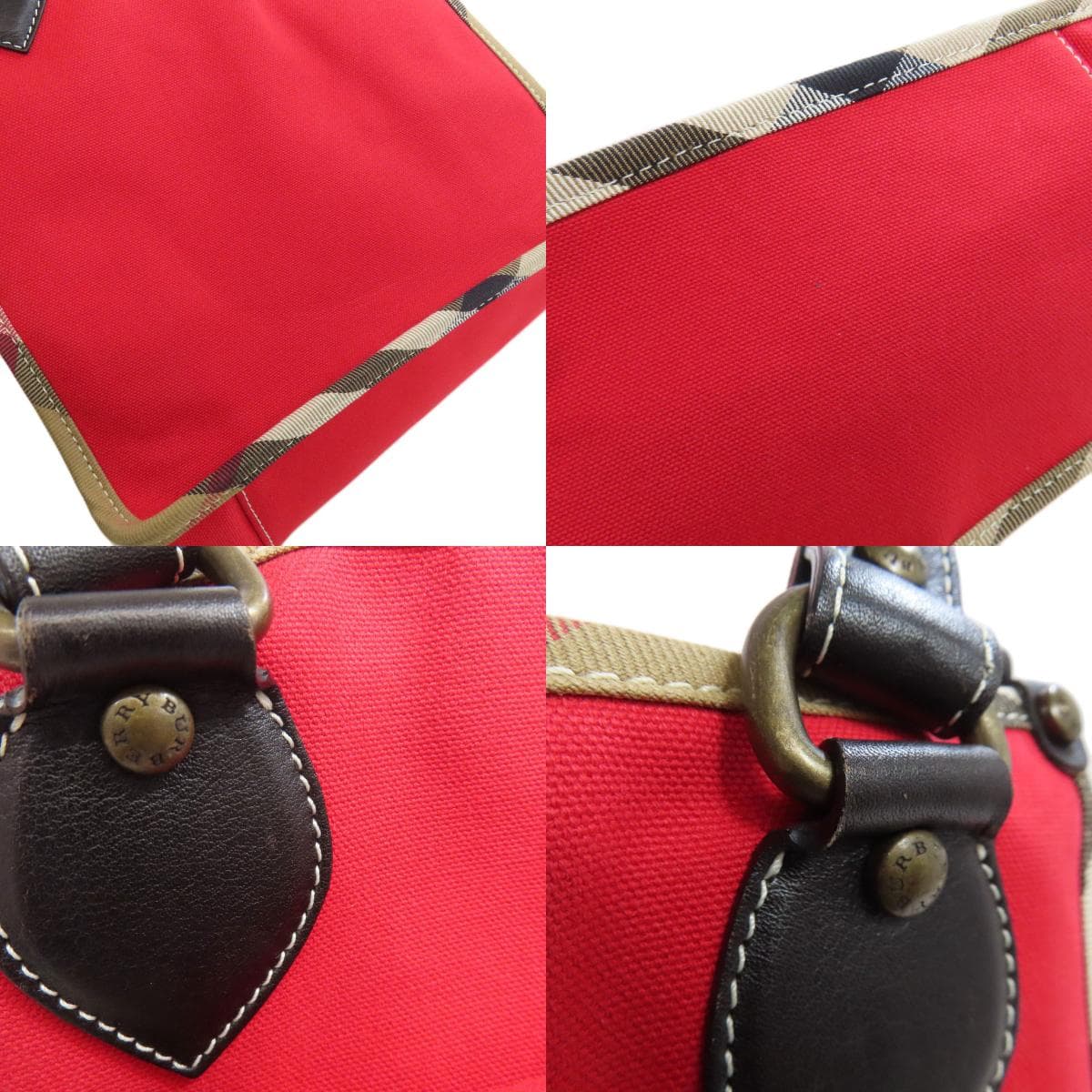 Burberry Nova Check Handbag Canvas Ladies [Used] [BURBERRY] 8