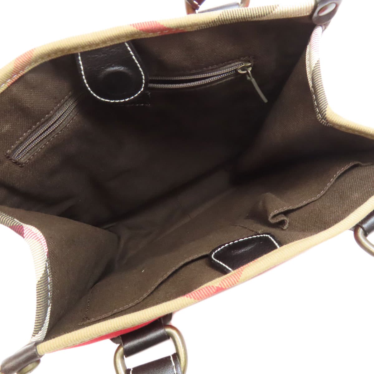 Burberry Nova Check Handbag Canvas Ladies [Used] [BURBERRY] 5