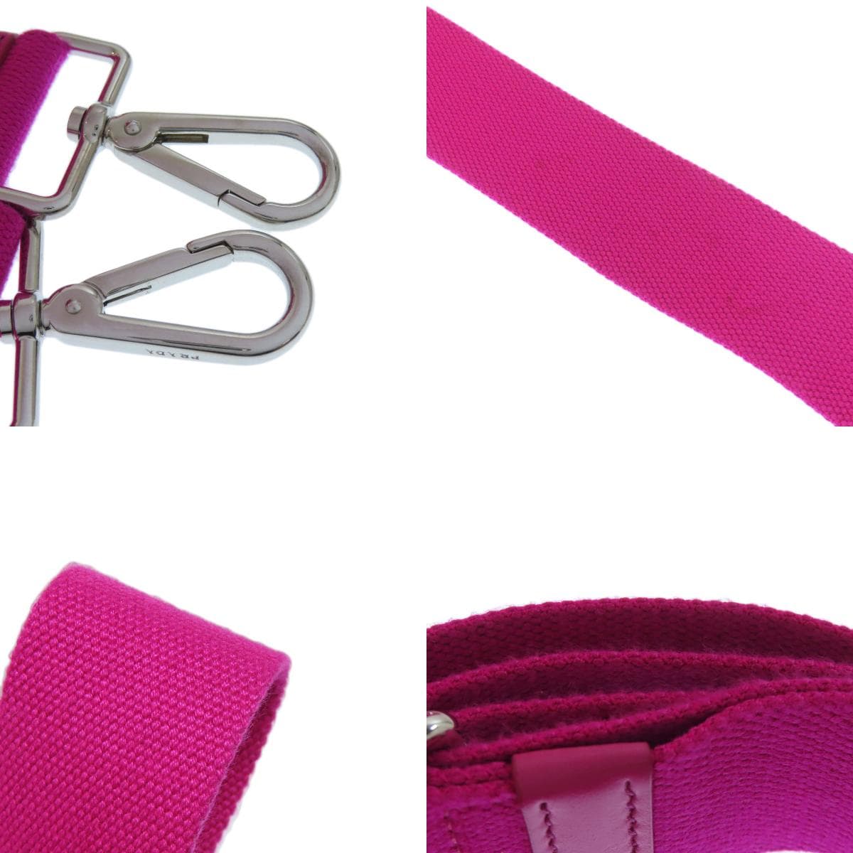 Prada 1BG439 Canapa Mini Punching 2WAY Handbag Canvas Ladies 【Used】【PRADA】 1BG439 8