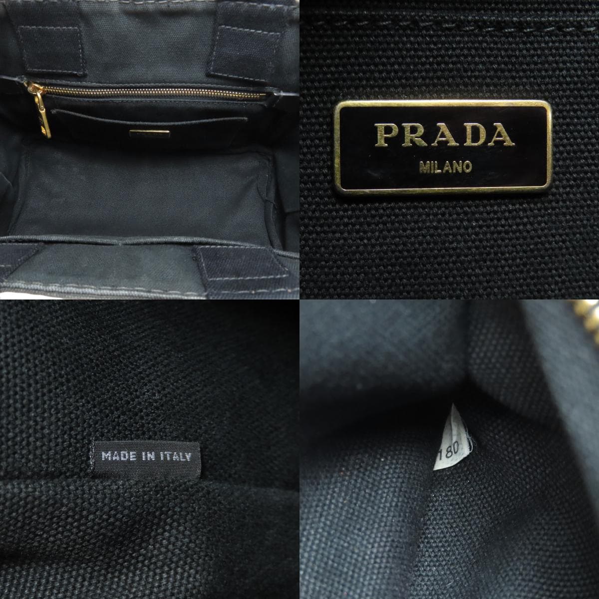 Prada Kanapa Mini 2WAY Handbag Canvas Ladies [Used] [PRADA] 5