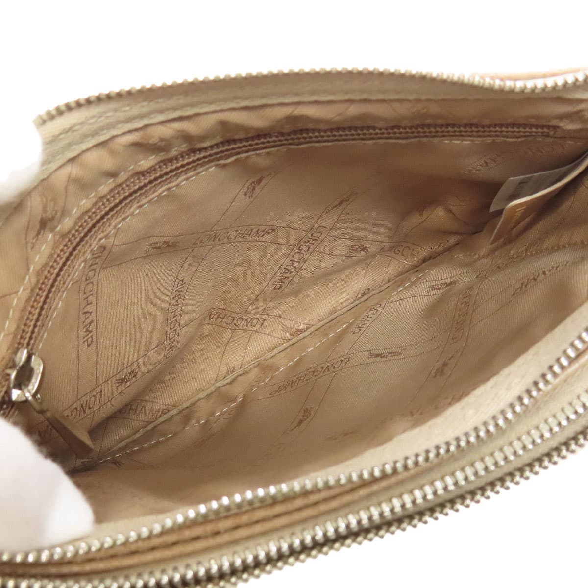 Longchamp Logo Shoulder Bag Leather Ladies [Used] [Longchamp] 5