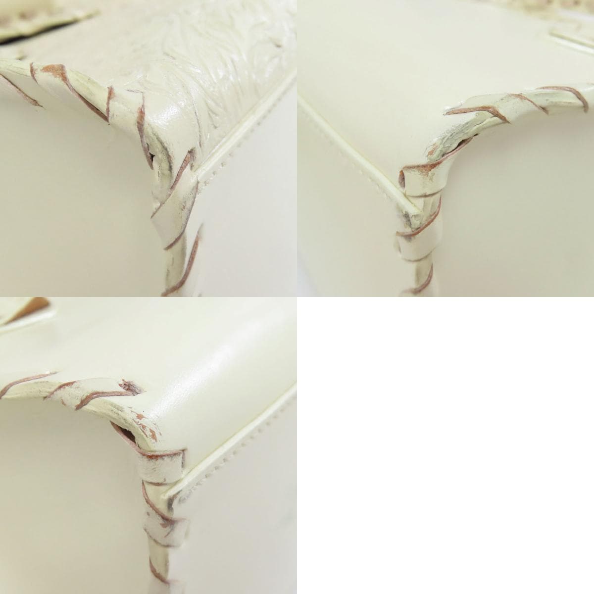 Select Bag Grace Continental Carving Tribes 2WAY Handbag Leather Ladies [Used] [SELECT BAG] 10