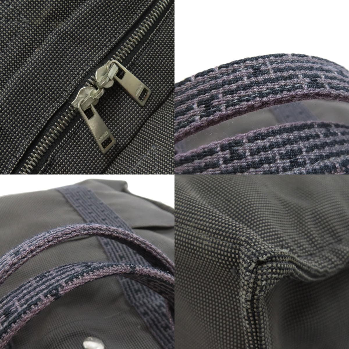 Hermes Aile Line MM Tote Bag Canvas Ladies [Used] [HERMES] 9