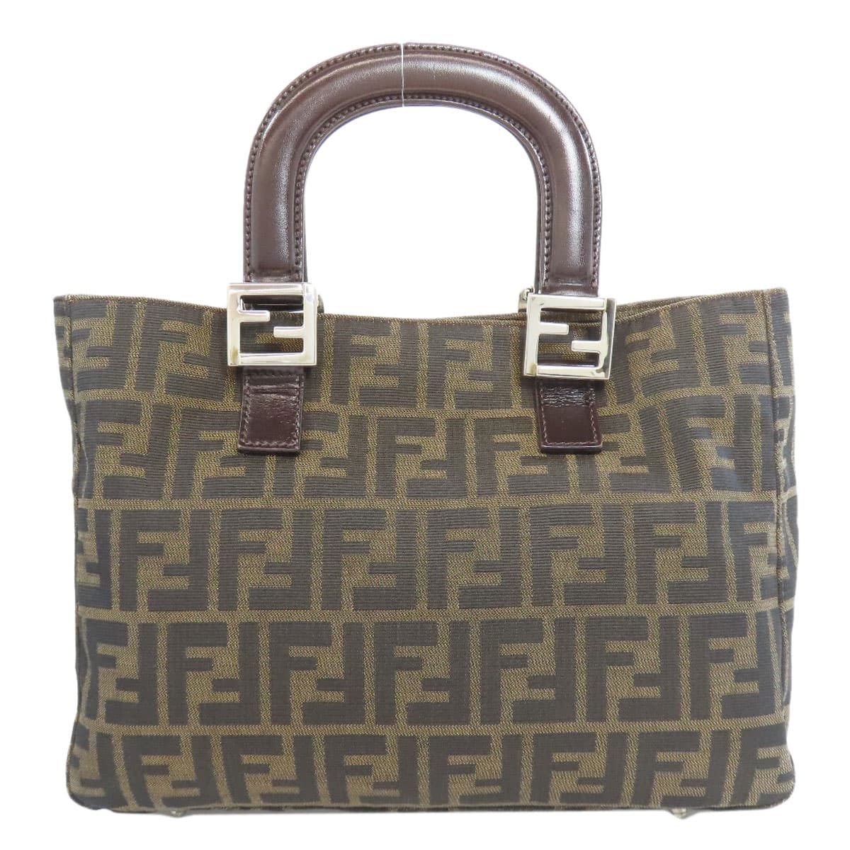 Fendi Zucca Pattern Tote Bag Canvas Ladies [Used] [FENDI] 2