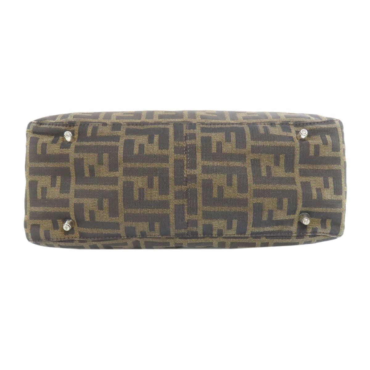 Fendi Zucca Pattern Tote Bag Canvas Ladies [Used] [FENDI] 4