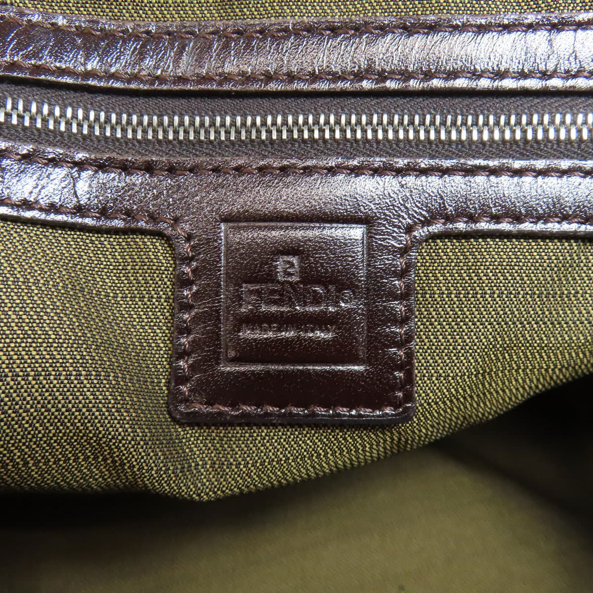 Fendi Zucca Pattern Tote Bag Canvas Ladies [Used] [FENDI] 6