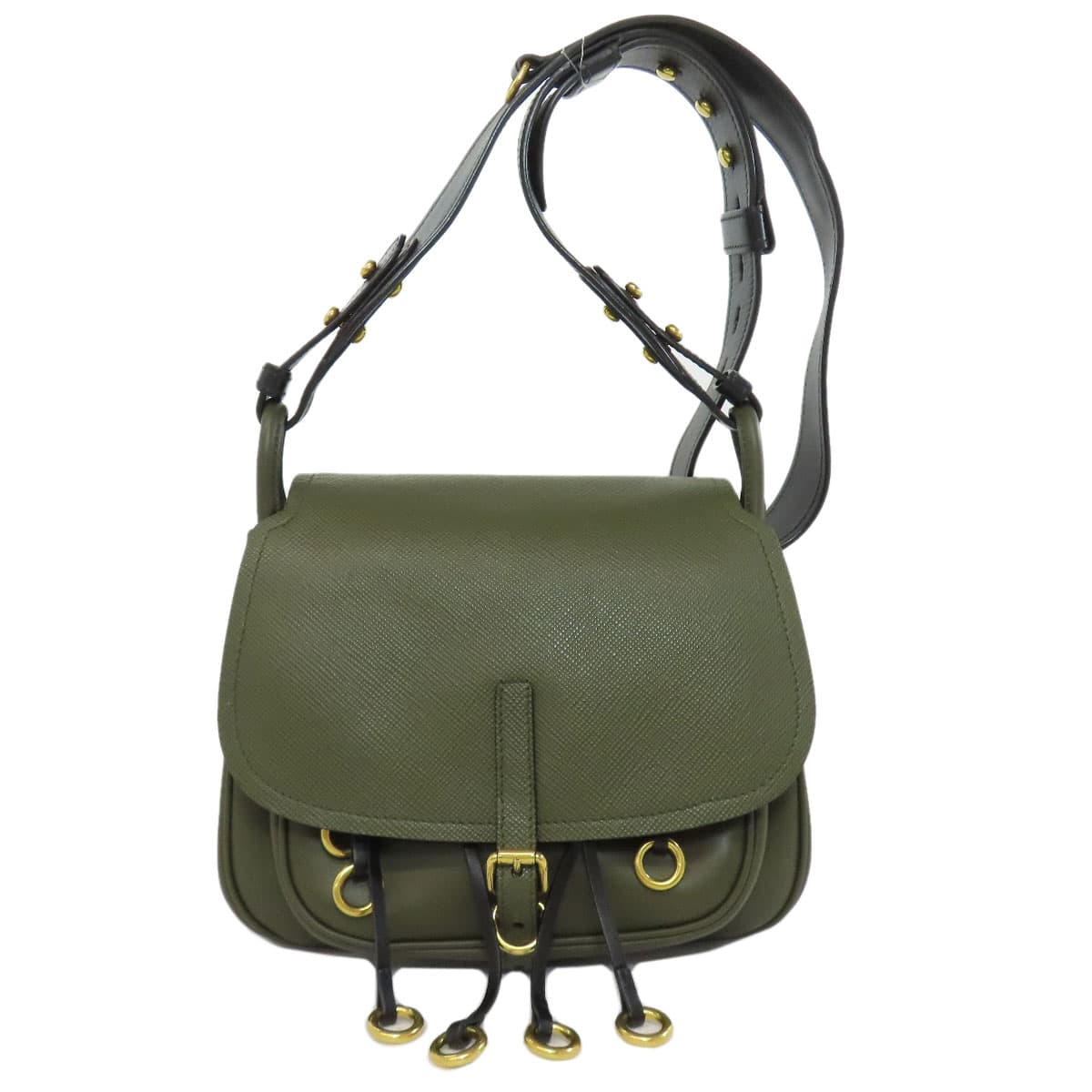 Prada 1BD050 Chain Bag Shoulder Bag Leather Ladies [Used] [PRADA] 1BD050