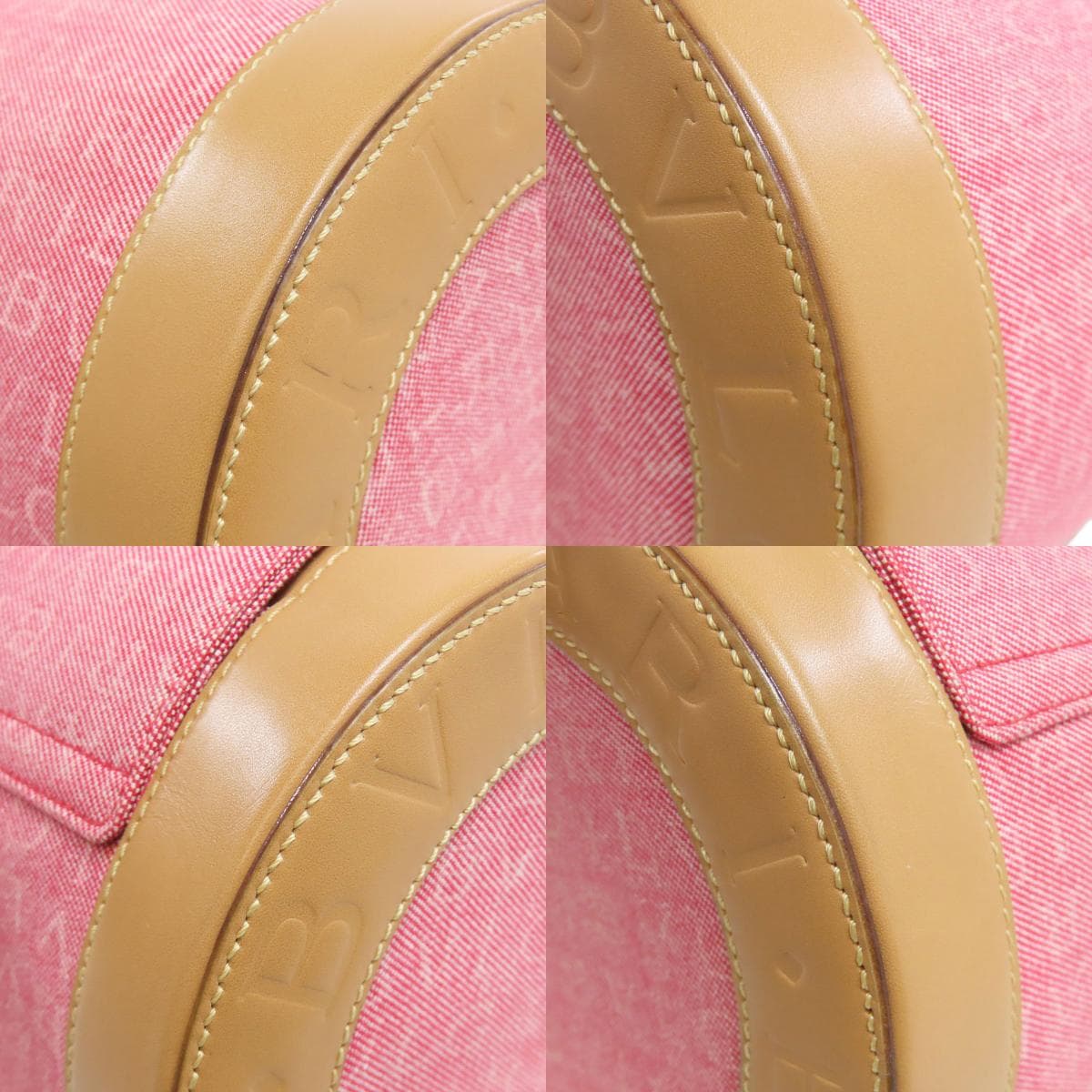 Bulgari Logo Mania Handbag Canvas/Leather Ladies [Used][BVLGARI] 10