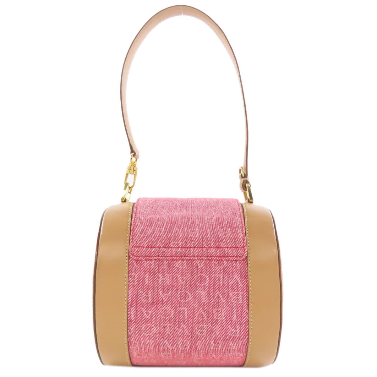 Bulgari Logo Mania Handbag Canvas/Leather Ladies [Used][BVLGARI] 2