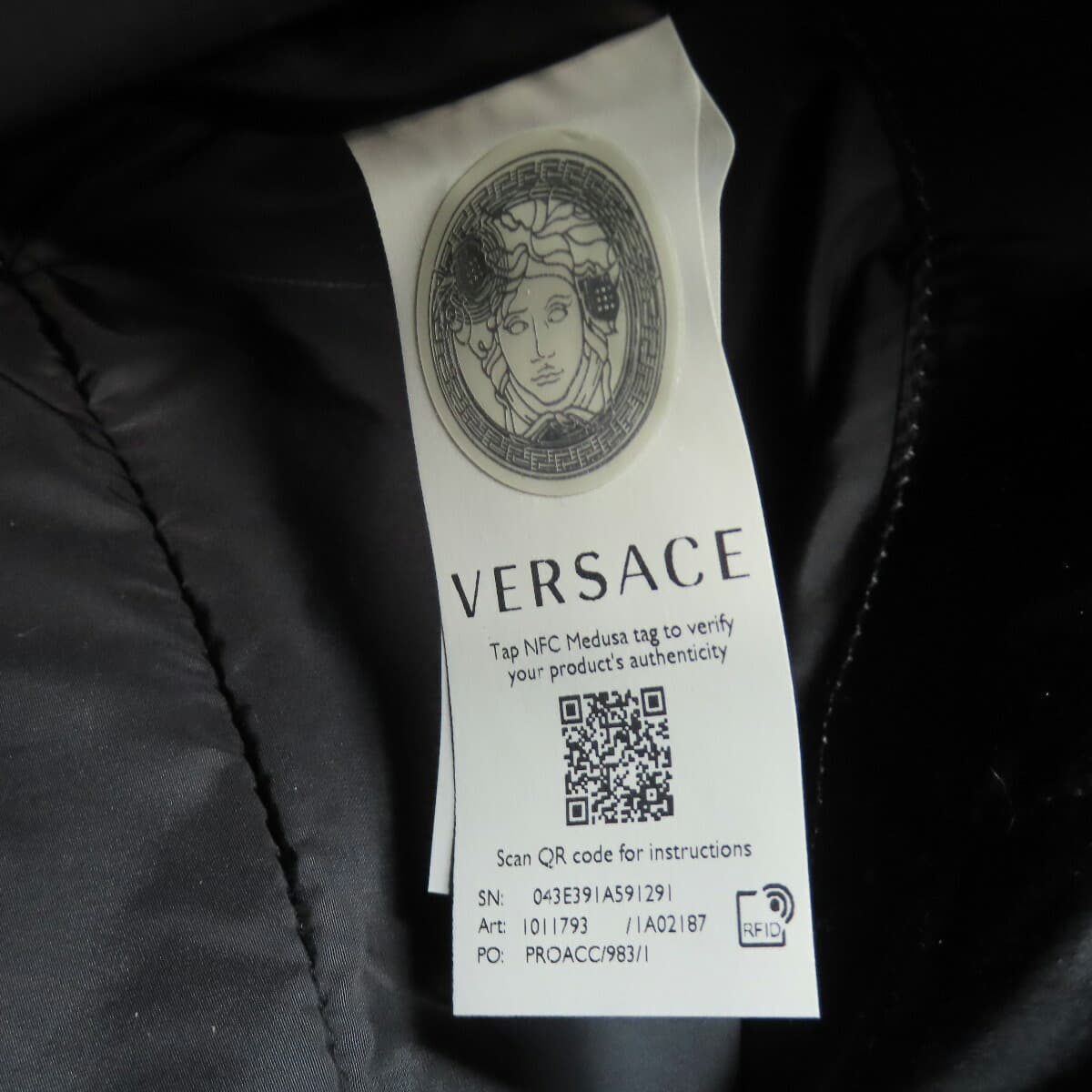Versace Medusa 2WAY Tote Bag Calf Leather Women's [Used] [VERSACE] 7