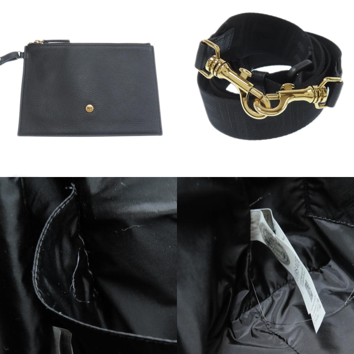 Versace Medusa 2WAY Tote Bag Calf Leather Women's [Used] [VERSACE] 8