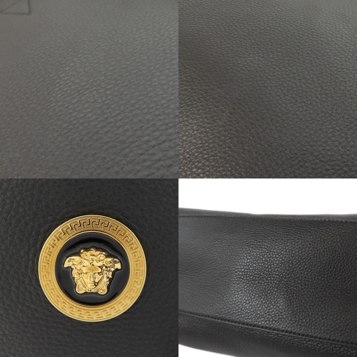 Versace Medusa 2WAY Tote Bag Calf Ladies [Used] [VERSACE] 8