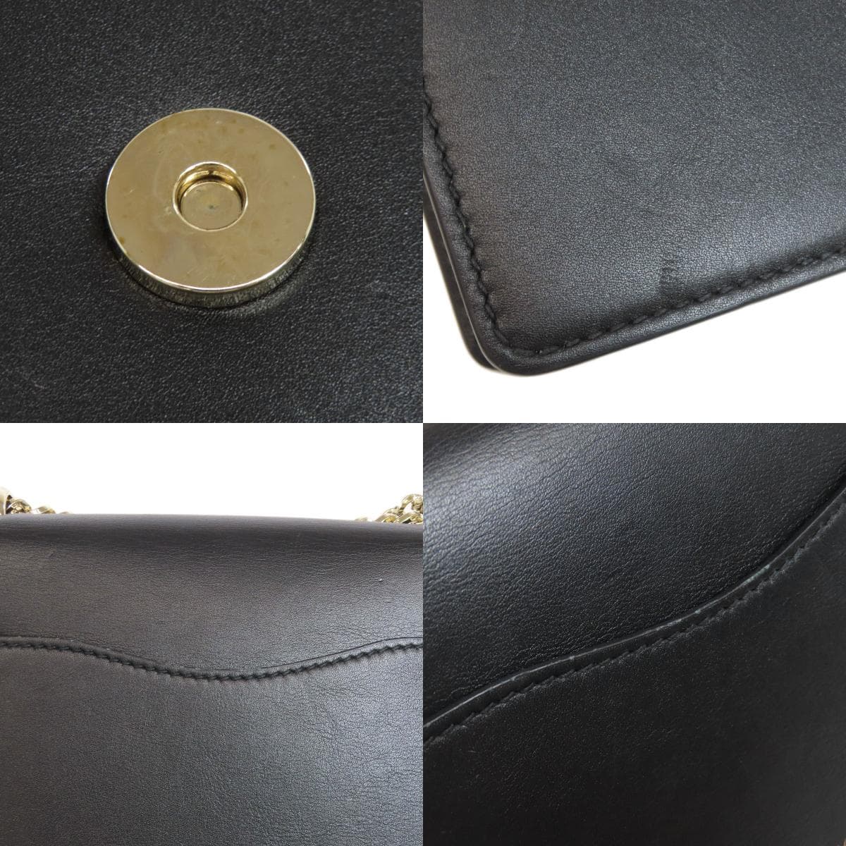 Jimmy Choo Chain Shoulder Shoulder Bag Calf Women's [Used] [Jimmy Choo] 8