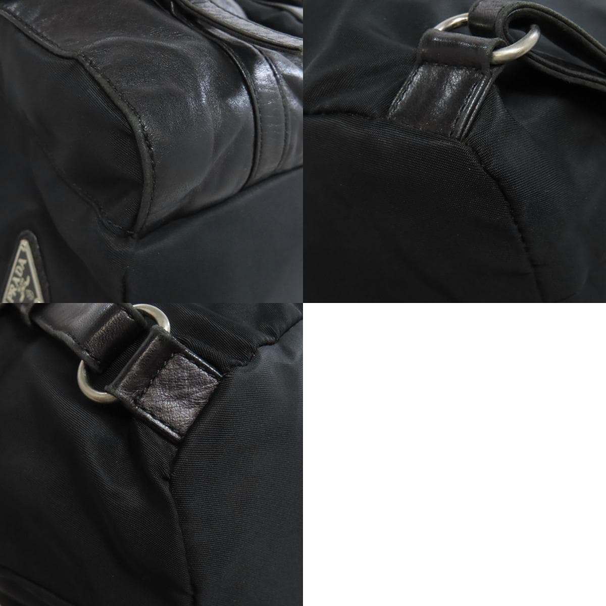 Prada logo hardware backpack/daypack made of nylon material for women [Used] [PRADA] 10