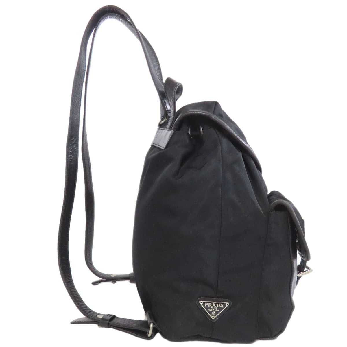 Prada logo hardware backpack/daypack made of nylon material for women [Used] [PRADA] 3