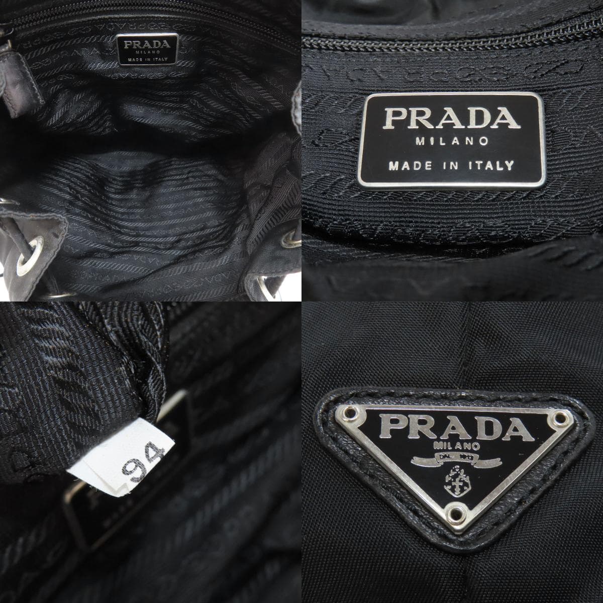 Prada logo hardware backpack/daypack made of nylon material for women [Used] [PRADA] 5