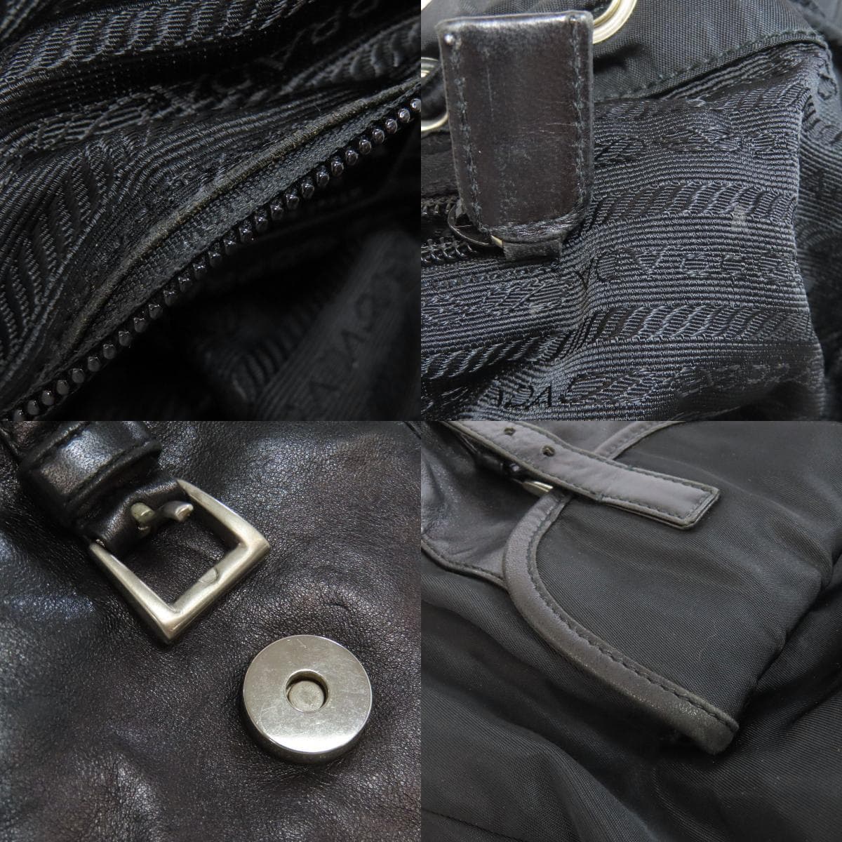Prada logo hardware backpack/daypack made of nylon material for women [Used] [PRADA] 6
