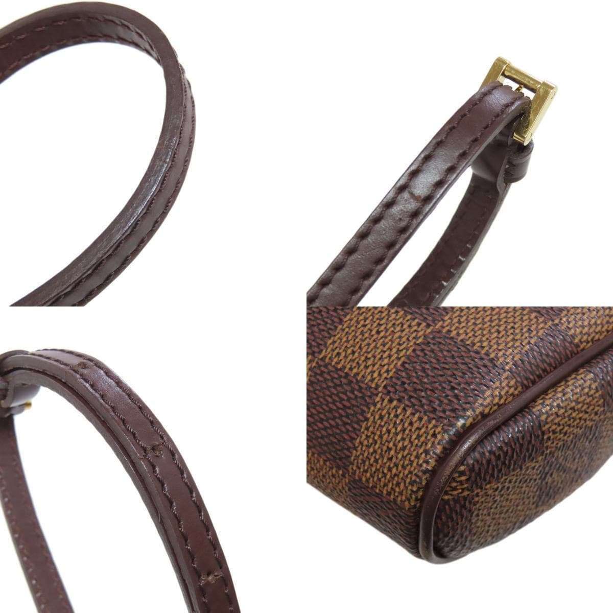 Louis Vuitton N51296 Pochette Ipanema Shoulder Bag Damier Canvas Ladies [Used] [LOUIS VUITTON] N51296 9