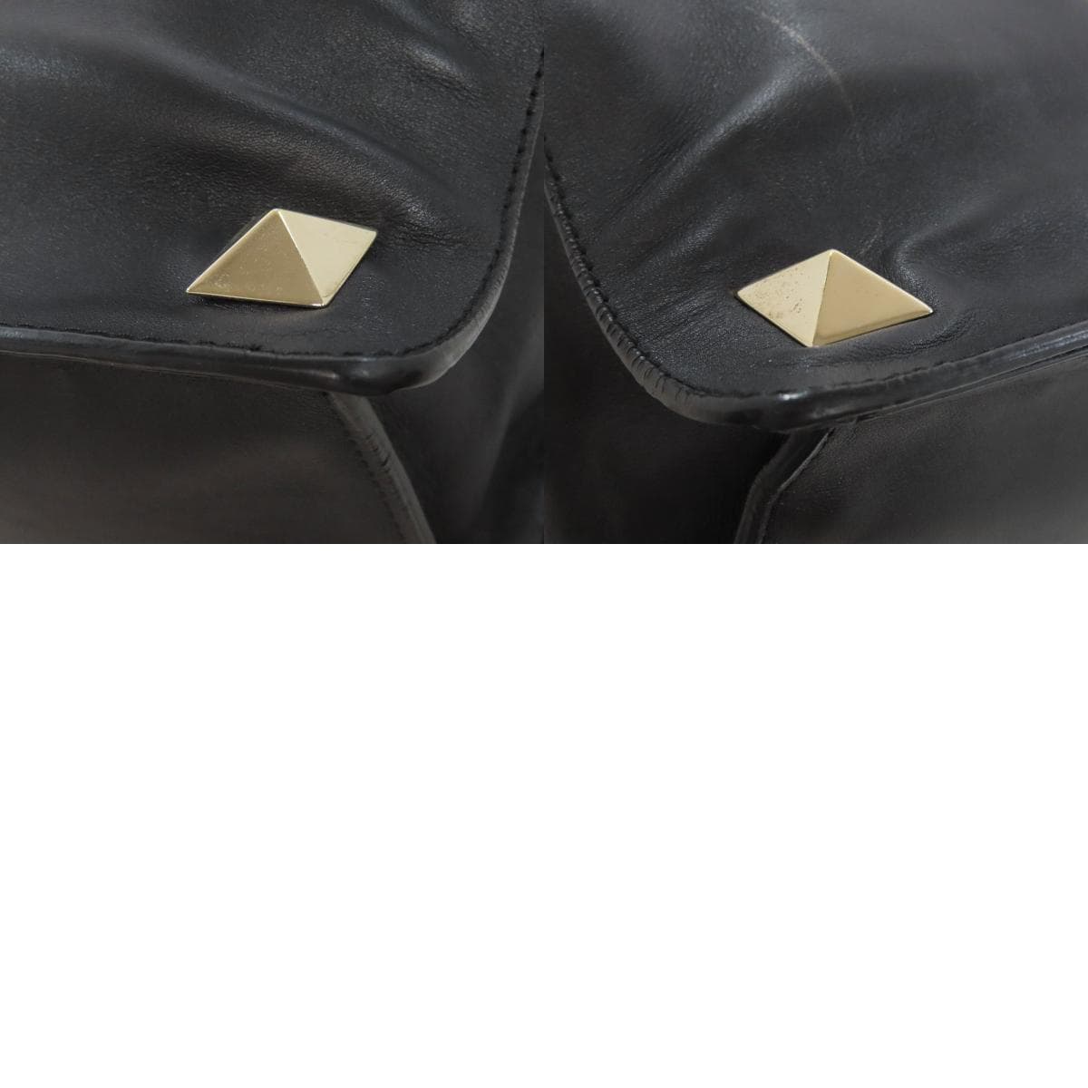 Valentino Studded Tote Bag Calf Ladies [Used] [VALENTINO] 10