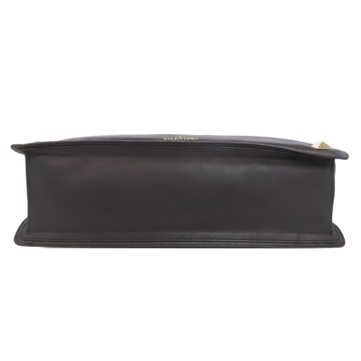 Valentino Studded Tote Bag Calf Ladies [Used] [VALENTINO] 4