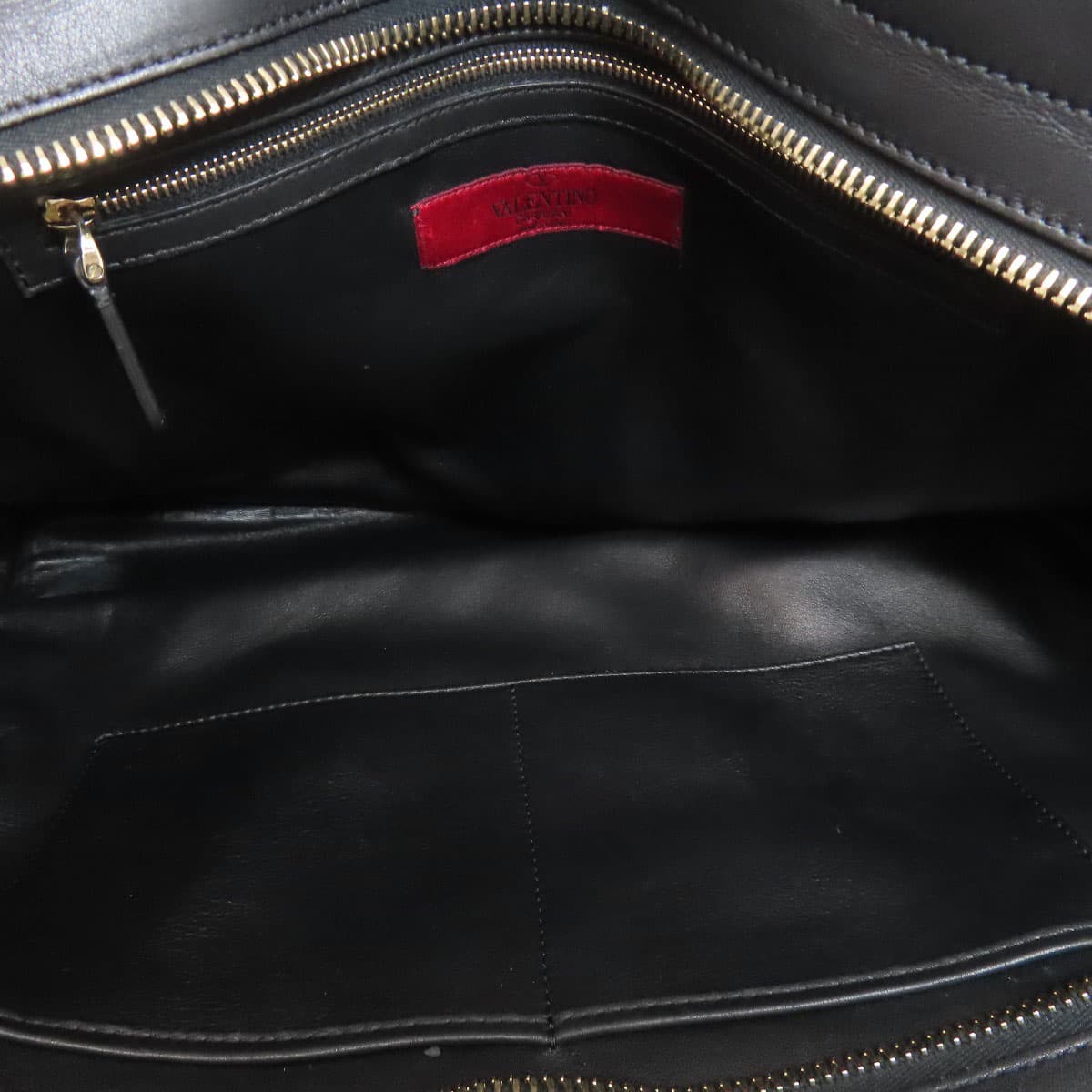 Valentino Studded Tote Bag Calf Ladies [Used] [VALENTINO] 5