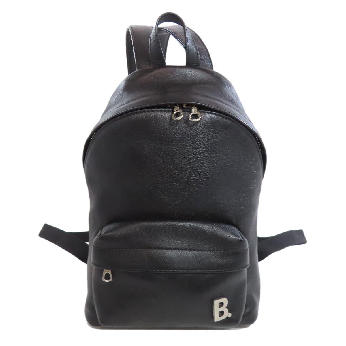 Balenciaga 580026 Logo Backpack/Daypack Calf Leather for Women [Used] [BALENCIAGA] 580026