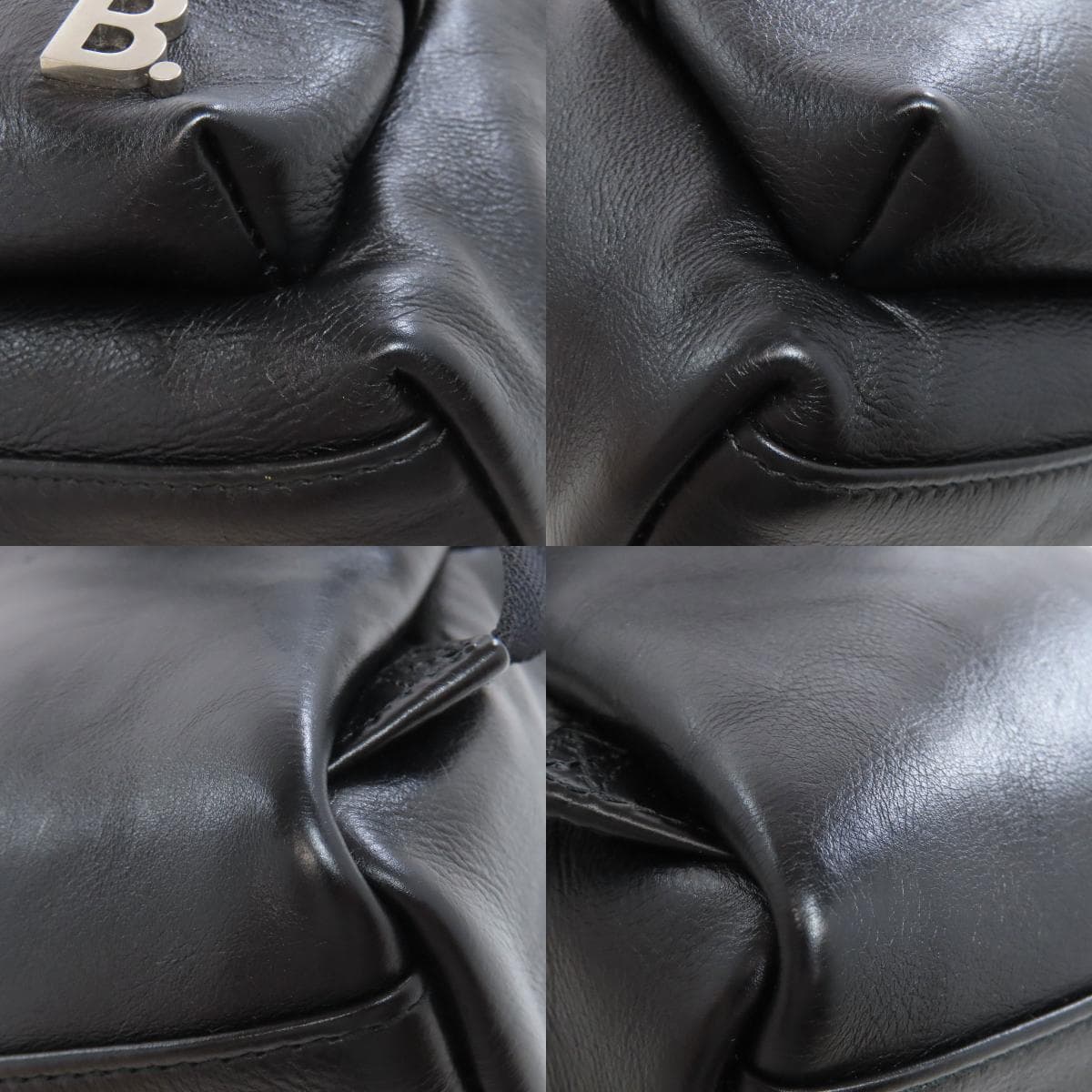 Balenciaga 580026 Logo Backpack/Daypack Calf Leather for Women [Used] [BALENCIAGA] 580026 10