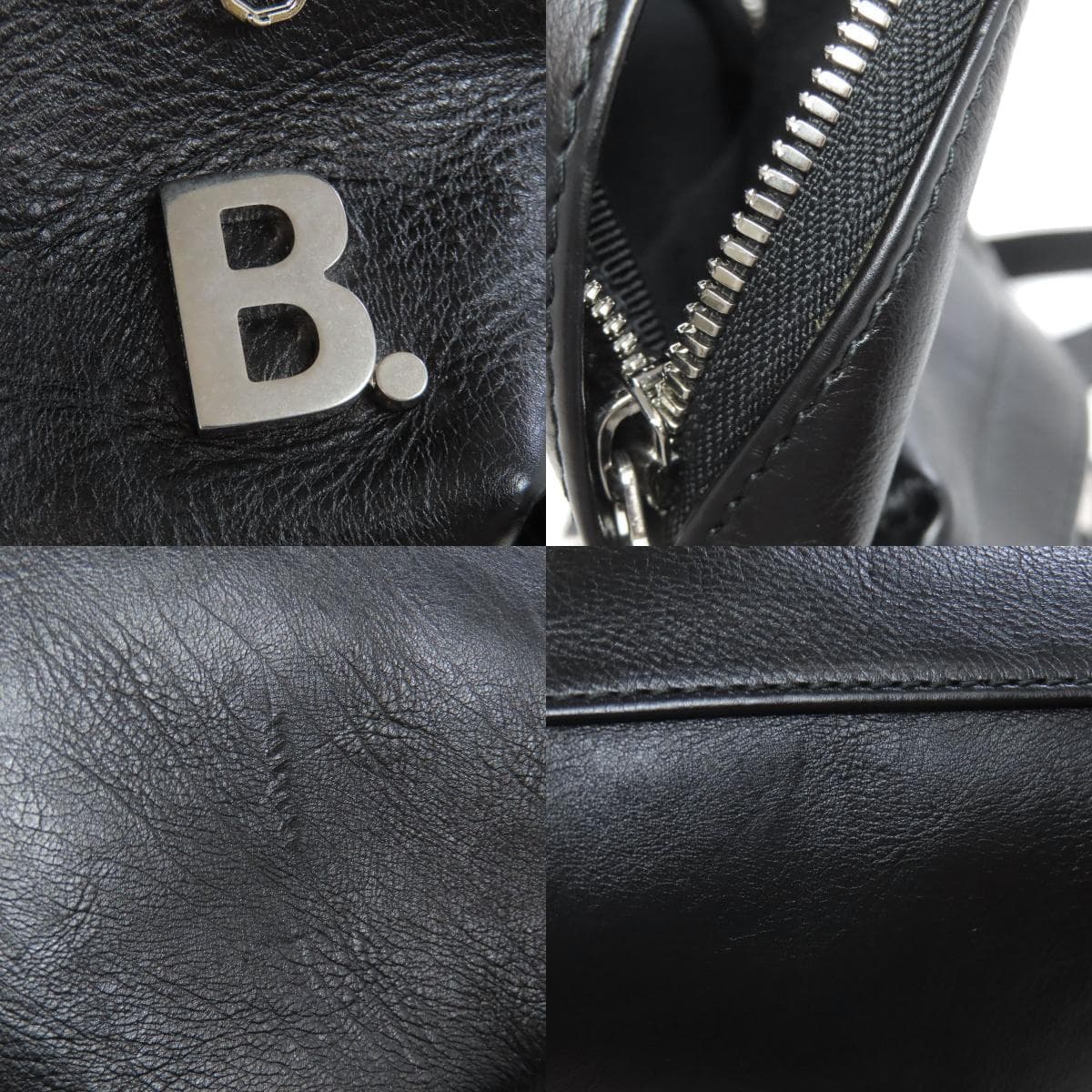 Balenciaga 580026 Logo Backpack/Daypack Calf Leather for Women [Used] [BALENCIAGA] 580026 8