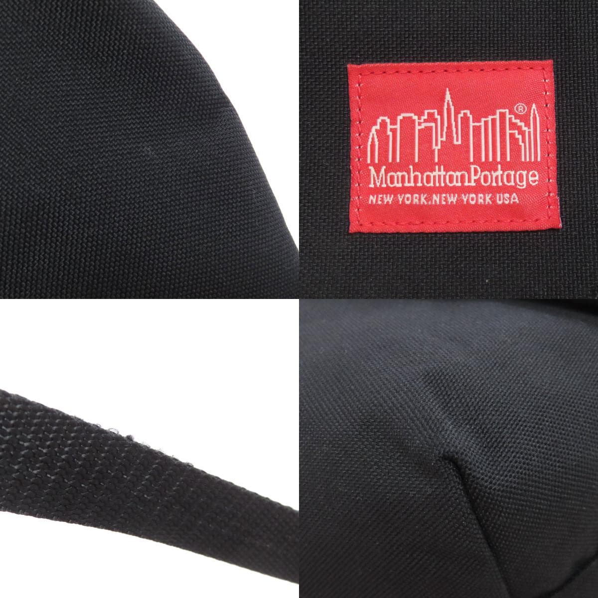 Manhattan Portage logo shoulder bag, nylon material, ladies [used] [Manhattan Portage] 9