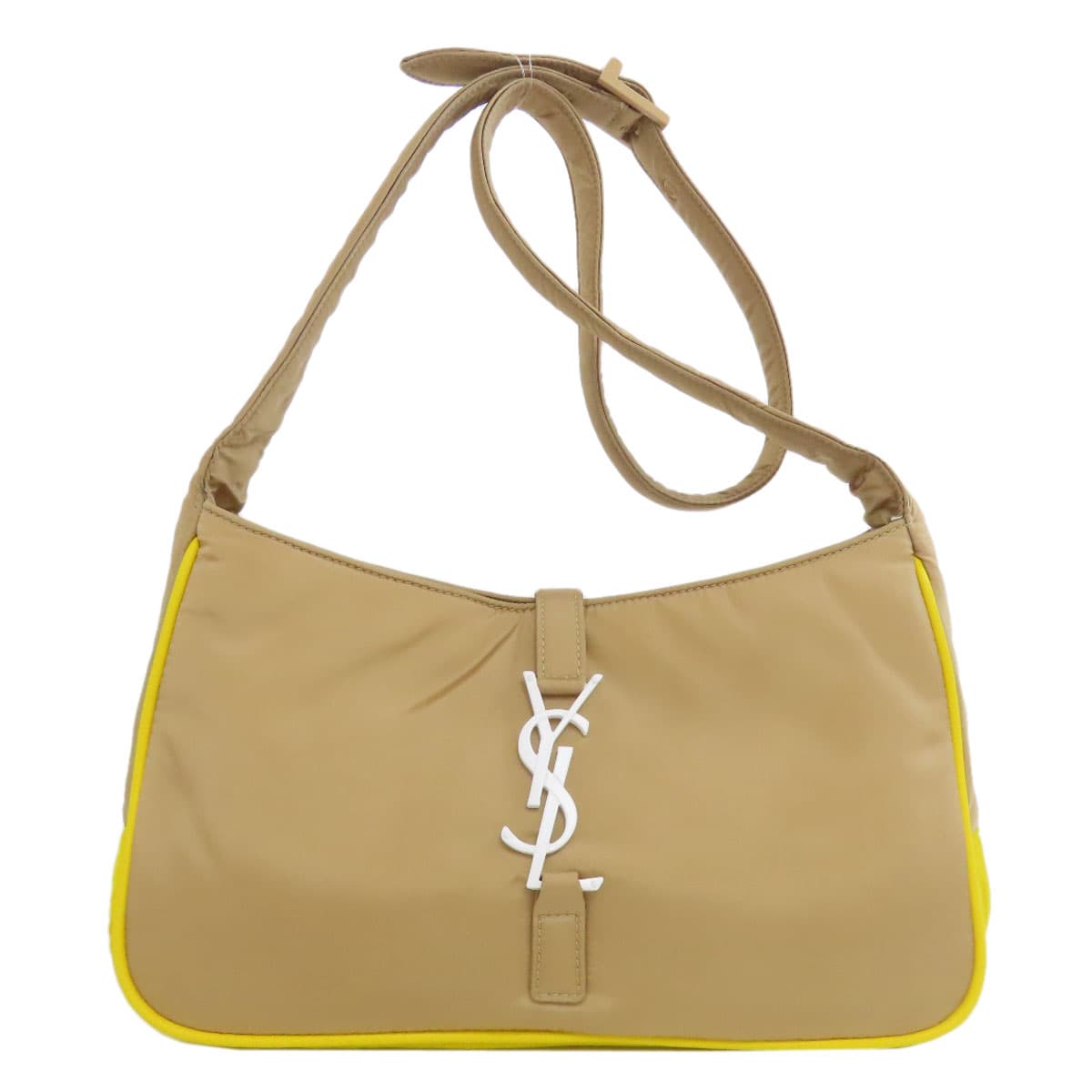 Saint Laurent Logo Shoulder Bag Nylon Material Ladies [Used] [SAINT LAURENT]