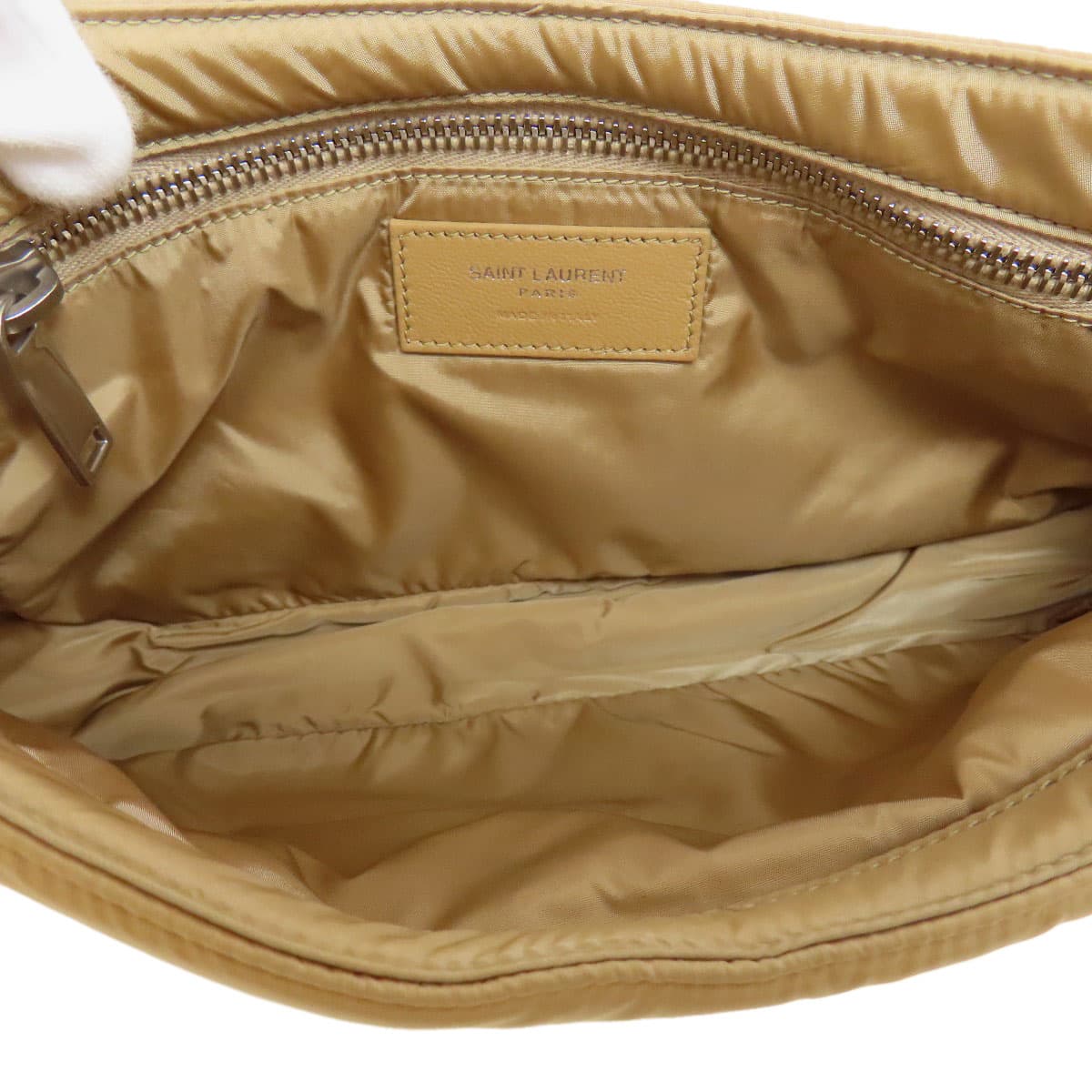 Saint Laurent Logo Shoulder Bag Nylon Material Ladies [Used] [SAINT LAURENT] 5