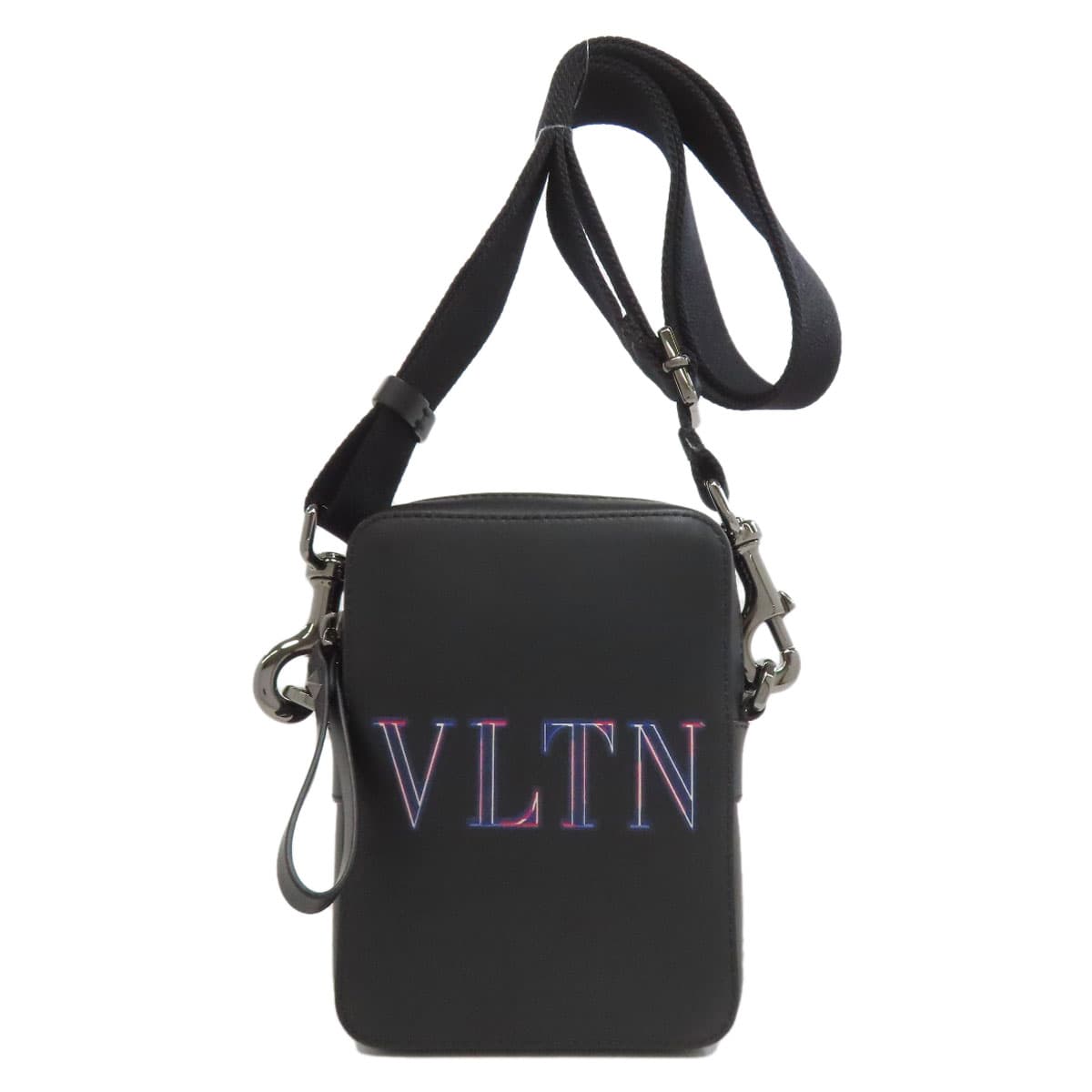 Valentino Logo Shoulder Bag Leather Women's [Used] [VALENTINO]
