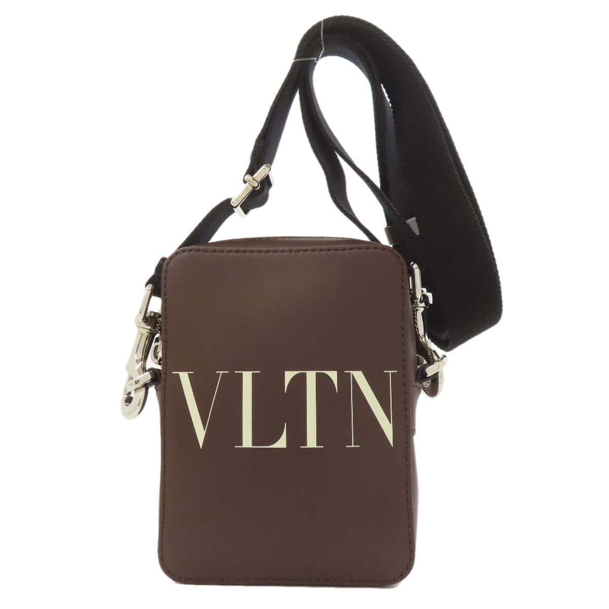 Valentino Logo Shoulder Bag Leather Women's [Used] [VALENTINO]