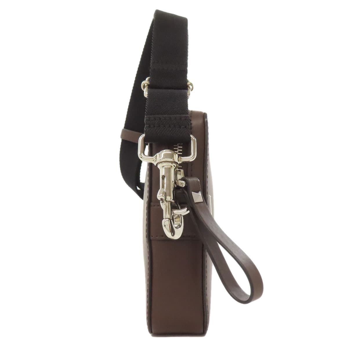 Valentino Logo Shoulder Bag Leather Women's [Used] [VALENTINO] 3