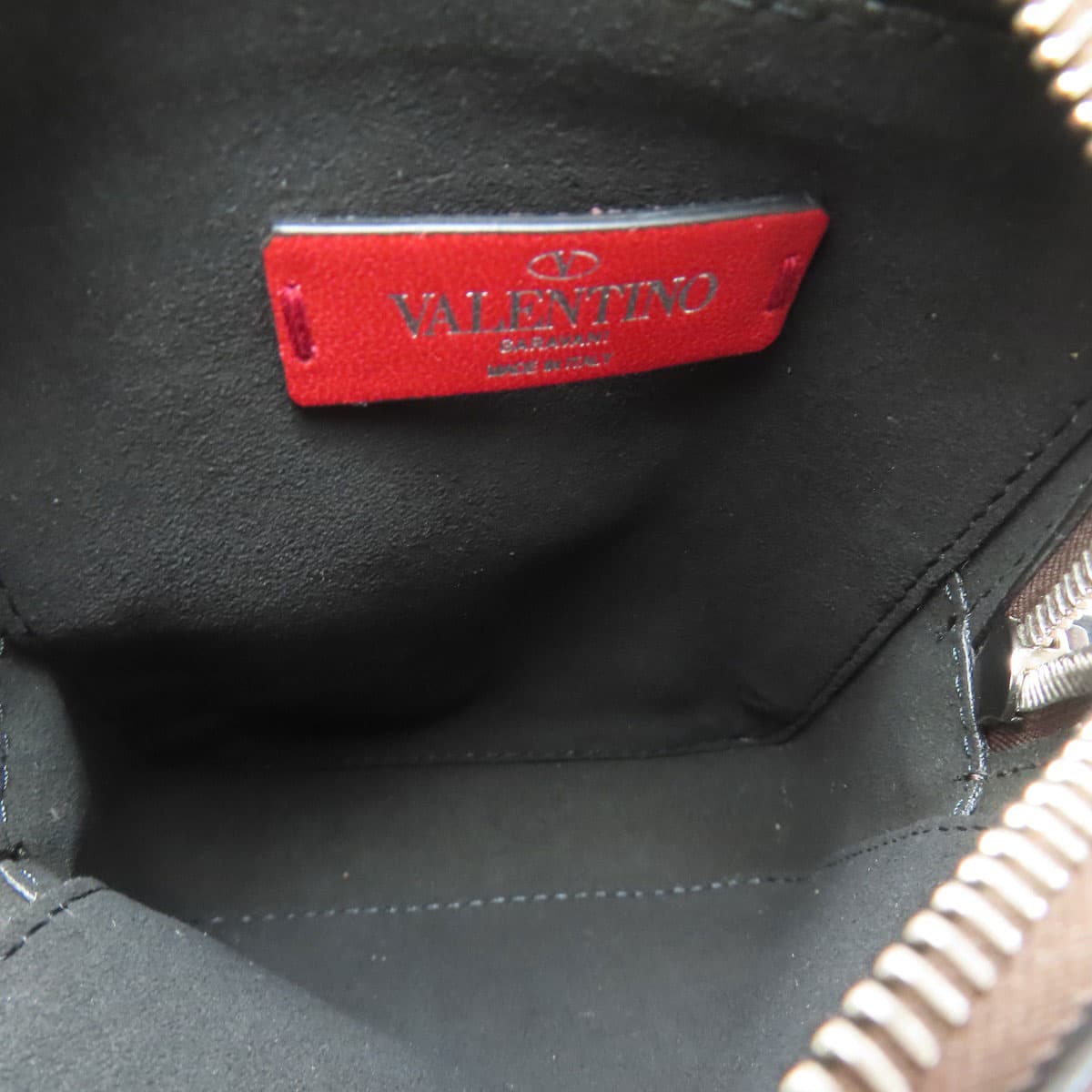 Valentino Logo Shoulder Bag Leather Women's [Used] [VALENTINO] 5