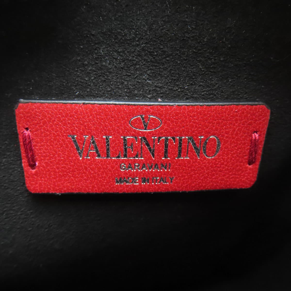 Valentino Logo Shoulder Bag Leather Women's [Used] [VALENTINO] 6