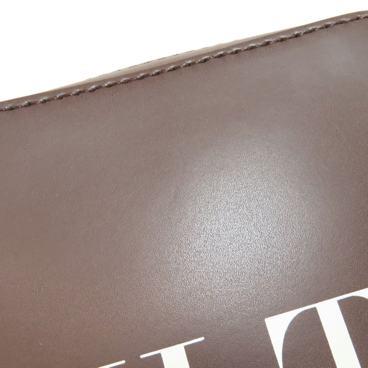 Valentino Logo Shoulder Bag Leather Women's [Used] [VALENTINO] 7