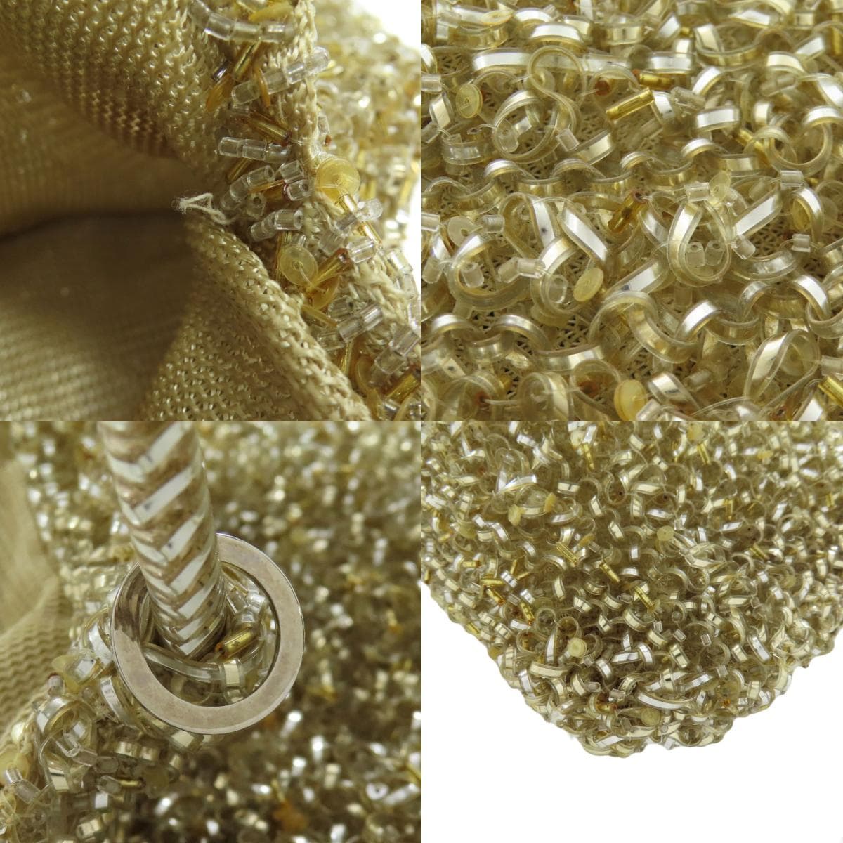 Anteprima wire bag, beaded handbag, PVC, ladies [used] [ANTEPRIMA] 9