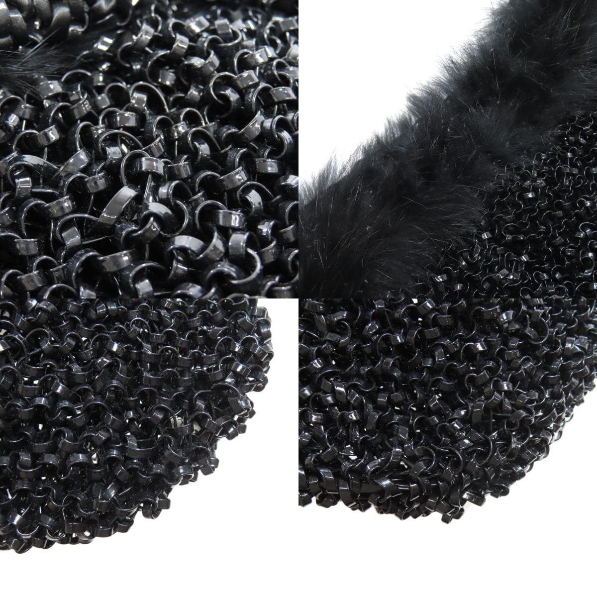 Anteprima wire bag fur handbag PVC ladies [used] [ANTEPRIMA] 9